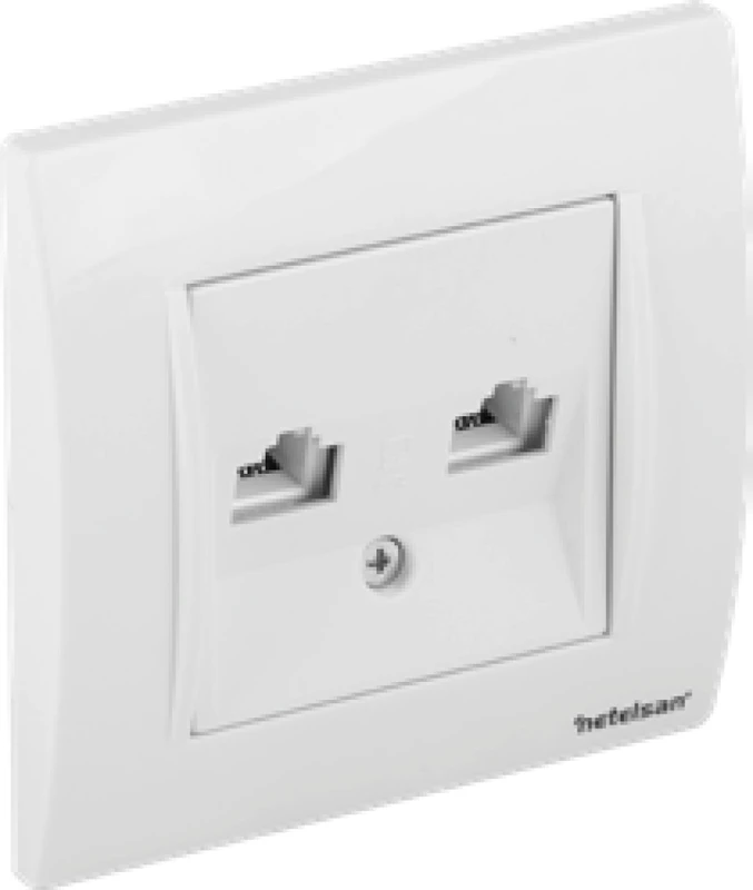 İkili Numeris Telefon Prizi  (2 x RJ11)