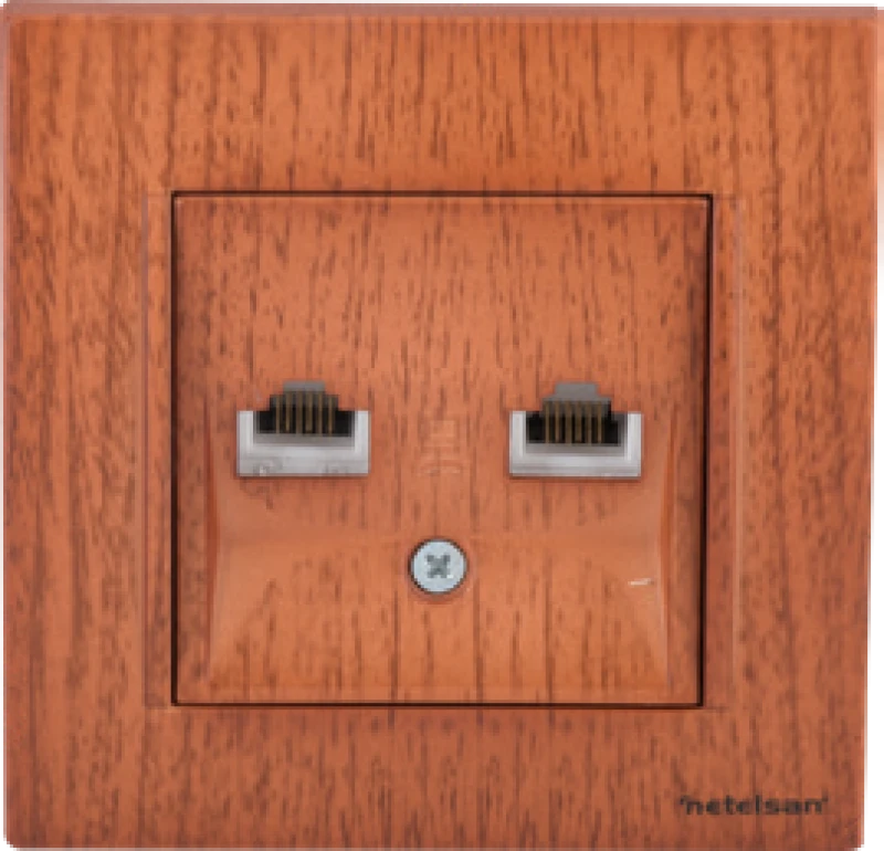 İkili Numeris Telefon Prizi (2 x CAT 3)