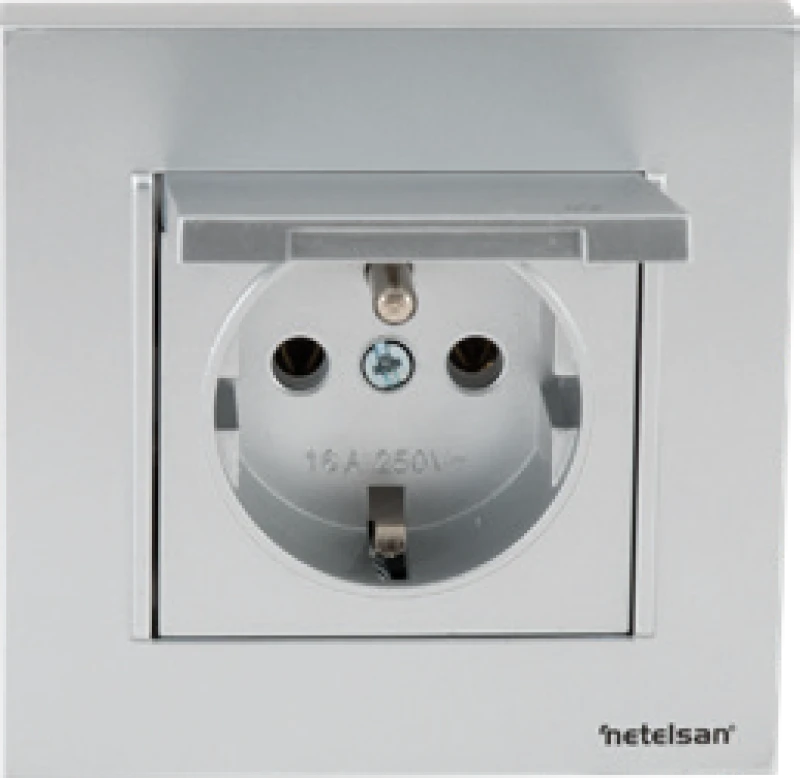 Kapaklı UPS Priz (Fransız Standardı)