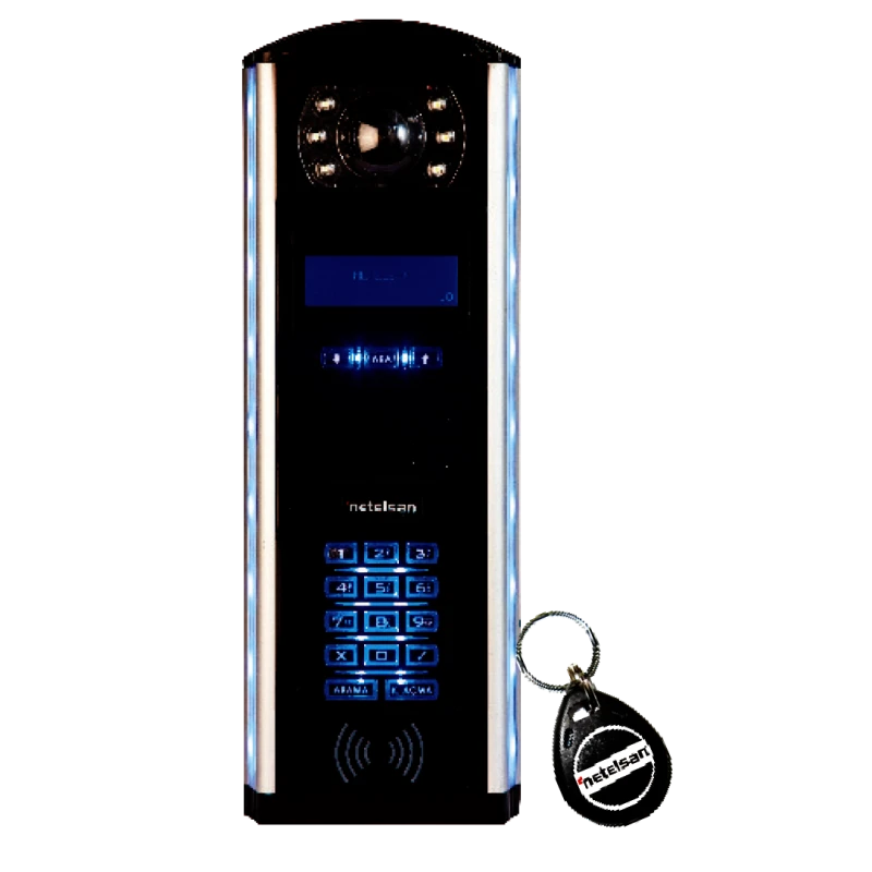 Obsidian Dijital Tuşlu Kartlı Geçişli Zil Paneli